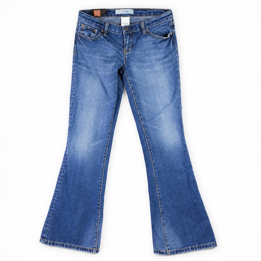 Vintage 2006 Gap 1969 Original Flare Jeans Womens 8R 100% Cotton Mid Rise Y2K